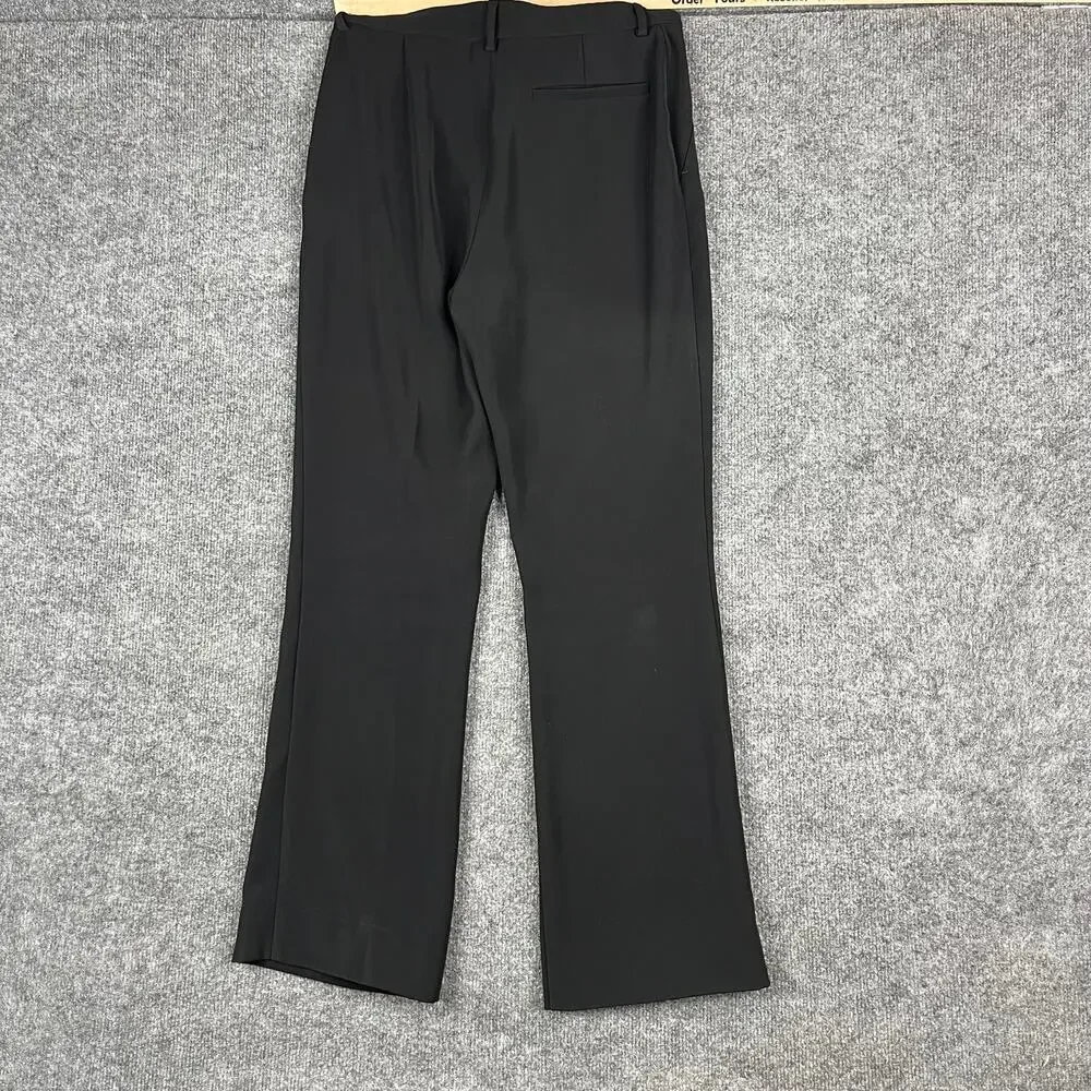 Louis Vuitton Uniform Pants Womens‎ Size 36 Black Straight Leg Dress Designer
